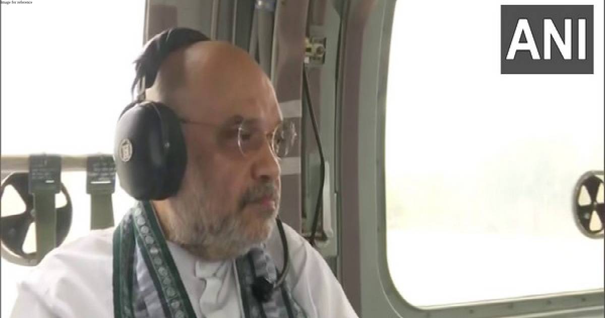 Amit Shah conducts aerial survey of Cyclone Biparjoy affected areas in Gujarat's Kutch